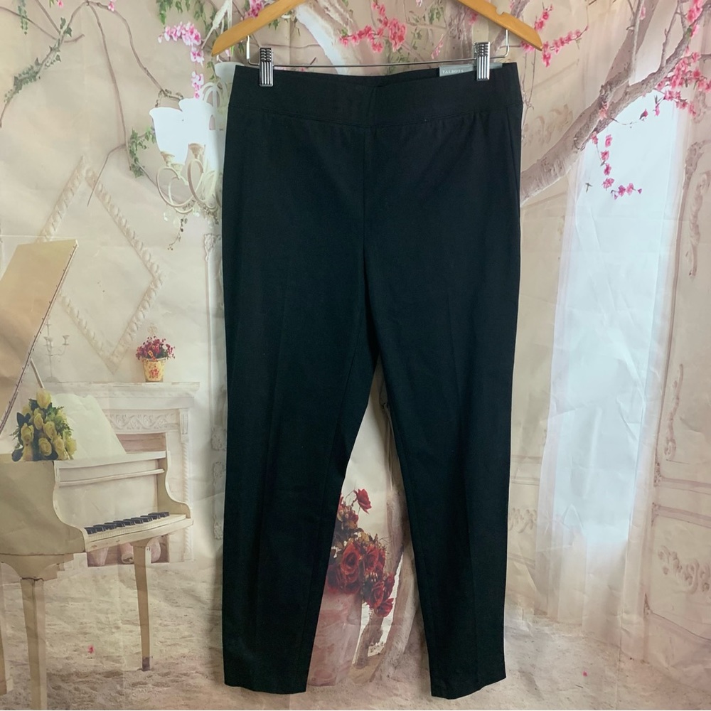 NEW Talbots Sit At Waist Ankle Length pants in Black - Picture 2 of 12